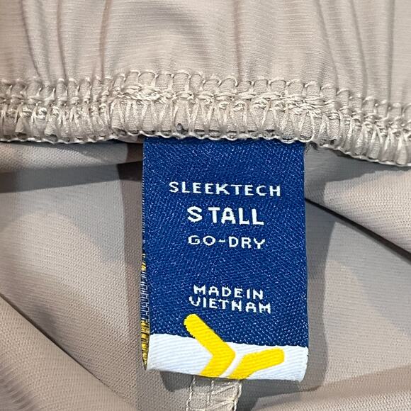 NEW Old Navy SleekTech Go-Dry Cargo Pants Tapered Beige Womens Small Tall - Picture 6 of 10